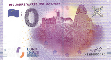 XEHB-2017-3 950 JAHRE WARTBURG 1067-2017 