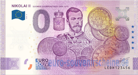 LEBH-2020-5 NIKOLAI II SUOMEN SUURIRUHTINAS 1894-1917