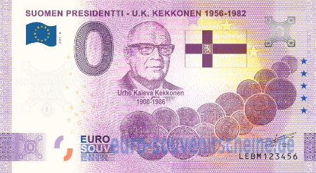 LEBM-2021-8 SUOMEN PRESIDENTTI -  U. KEKKONEN 1956-1982 