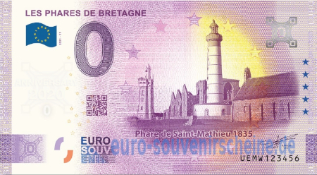 UEMW-2021-11 LES PHARES DE BRETAGNE  PHARE DE SAINT MATHIEU 1835